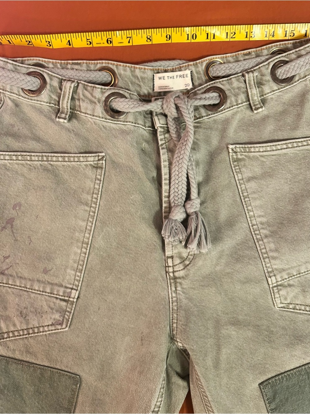 We the free Moxie Barrel Jeans in Army - Picture 7 of 16